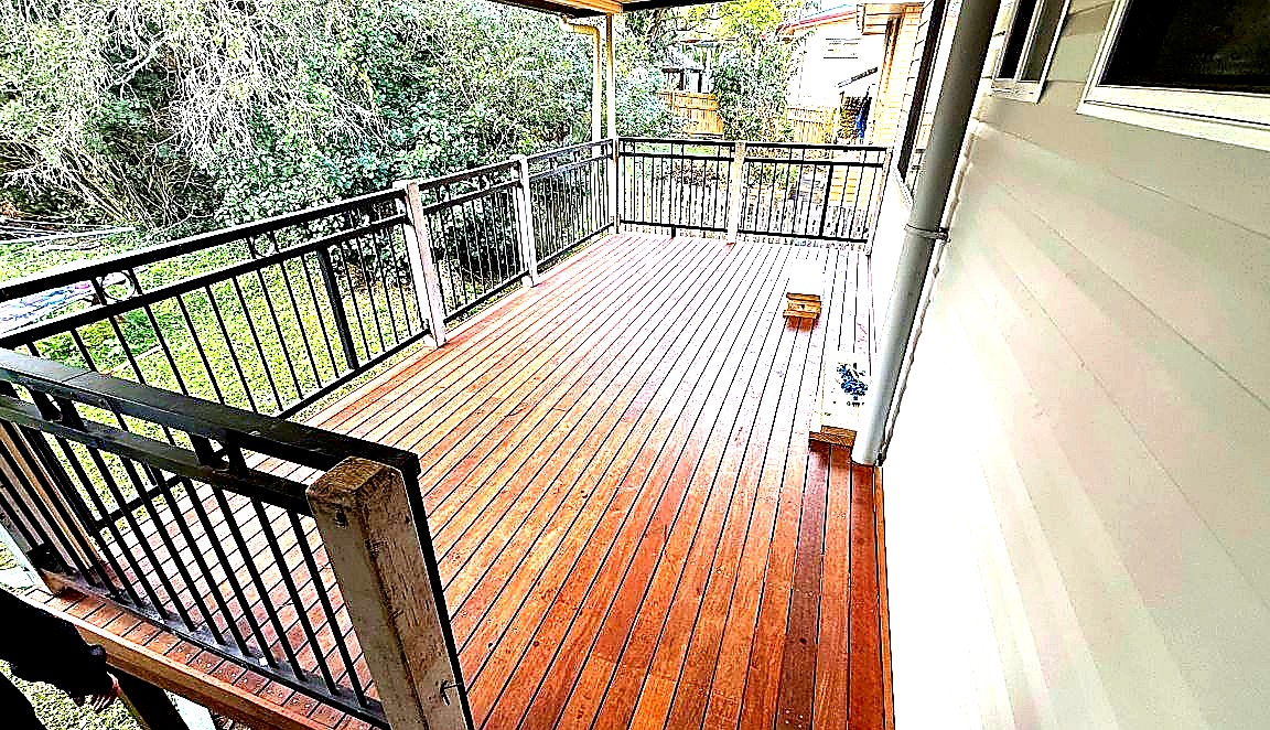 Hardwood deck rebuild
