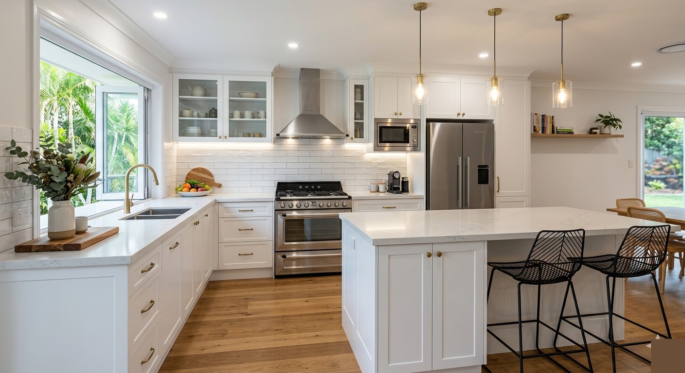 Classic white kitchen